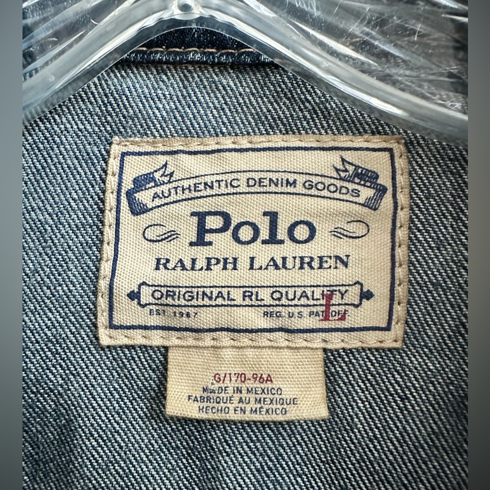 Polo Ralph Lauren Women’s Denim Trucker Nautical Patch Jacket - Picture 2 of 5